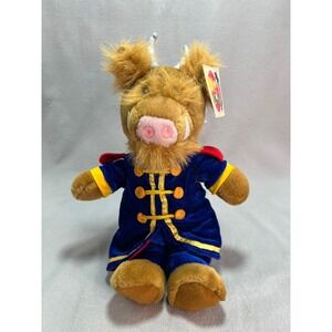 Toy Connection Plush‎ Beauty and the Beast Blue Suit Royal 2000 Vintage 14"